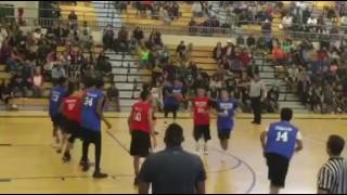 Jamaal Coleman  Ganado Hornets 34 Slam Dunk during Arizona Vs New Mexico All Star Game [upl. by Tahpos]