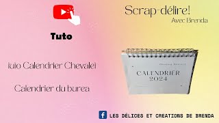 Tuto Calendrier Chevalet [upl. by Snehpets]