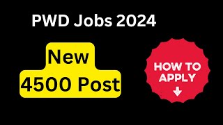 Dont Miss PWD Recruitment 2024 🚨  youtube shorts  Latest Government Jobs NWCJOBS [upl. by Birk]