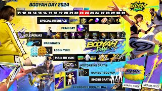 Booyah Day Event Calendar 2024🥳🤯  Free Fire New Event  Ff New Event Today  Upcoming New Event Ff [upl. by Heindrick]