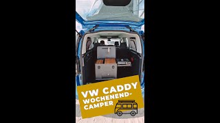 VW Caddy 5 wird zum Wochenendcamper 🪄 [upl. by Yorker]