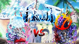 Okuchi Vs DragonV2 In Fruit Battlegrounds Roblox [upl. by Etnelav]