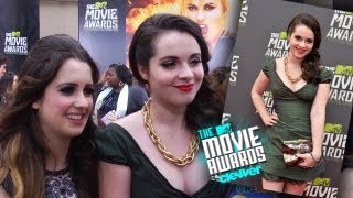 Laura amp Vanessa Marano Interview  2013 MTV Movie Awards [upl. by Towrey665]