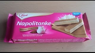 Napolitanke  Kakao vafel list i mlečni krem  Wafers  Cocoa vafel amp milk cream [upl. by Kesley]