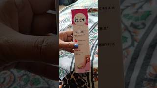 Veet hair removal cream how to apply and remove unwanted hair [upl. by Assilen]