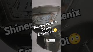 Shineray Phoenix S 50cc na pista toda original engarupado batendo 114 shineray grau pop [upl. by Aehsal]