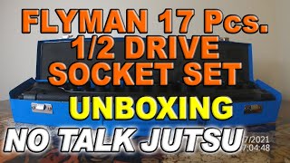 FLYMAN 17 Pieces 12 Drive Socket Set  Unboxing [upl. by Awuhsoj]