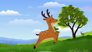 deer 🦌 song  deer song for kids  kids learning songs  little kids [upl. by Thordia165]