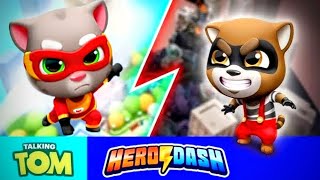 Talking Tom Hero Dash New Halloween Zombia Update Talking Tom Hero Dash [upl. by Tnaryb]