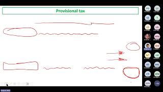 TAX2601 FASSET Online Teams class 20240821 Provisional tax [upl. by Gnilyam]