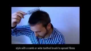 Mane Hair Loss Fibres  to cover Hair Loss and conceal roots  Demo Video [upl. by Ahtram188]