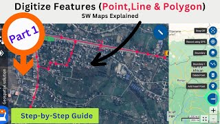 1 SW Maps Draw Feature Layer with Multiple Attributes Point Line and Polygon  A Complete Guide [upl. by Yevoc]