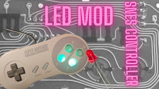 SNES Controller LED Mod  Lets Put An LED Inside [upl. by Pelage]