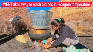 ATE HI GER WALO N KAAM P LGA DIYA😢LIFE UNDER COLD DESSERT MOUNTAIN spiti dailyvlog [upl. by Steddman]