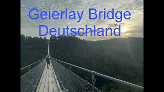 Geierlay Bridge Deutschland deutschland [upl. by Nnylkoorb]