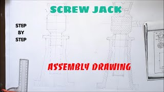 SCREW JACK ASSEMBLY DRAWING [upl. by Viglione]