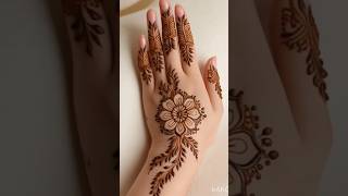 Simple mehndi design mehandi shortvideo song trending instagram simplemehndidesign [upl. by Ylus33]