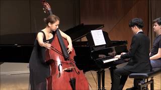 RACHMANINOFF Cello Sonata Op 19 III Andante Mikyung Sung double bass Jaemin Shin piano [upl. by Niraa]