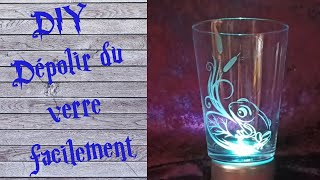 DIY Dépolir du verre facilement [upl. by Noskcaj]