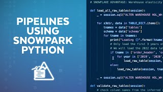 Data Engineering With Python In Snowflake [upl. by Yole162]