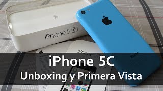 iPhone 5C  Unboxing y Primera Vista [upl. by Lamson]