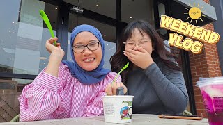 weekendvlog Jalan2 ke Summarecon Mall Bandung ke cafe The Deli bakes [upl. by Eudo598]