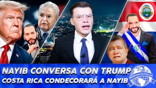 Nayib habla con Trump sobre ONGS de Soros  Costa Rica dará reconocimiento a Pdte Bukele [upl. by Araccat50]