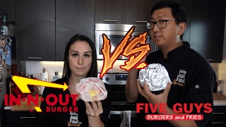 Five Guys by JP vs InNOut by Julia of HellthyJunkfood [upl. by Id]