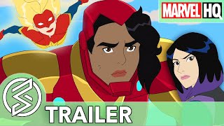 Ironheart Arrives Marvel Rising Heart of Iron  TRAILER Feat Sofia Wylie [upl. by Analah814]