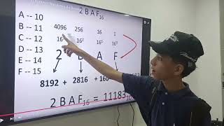 Sistema Hexadecimal a decimal [upl. by Kcirdled]