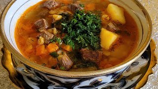 МАЗАЛИ ГАРОХ ШУРВА mazali garox shorva ВКУСНЫЙ ГАРОХИВЫЙ СУП😋😋 [upl. by Arikal]