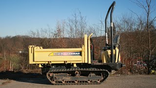 Yanmar Crawler C12RB Tracked CarrierDumper [upl. by Firman]