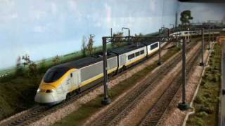 Hornby Eurostar fitted with two DCC sound chips part 1 of 3 [upl. by Yeaton831]