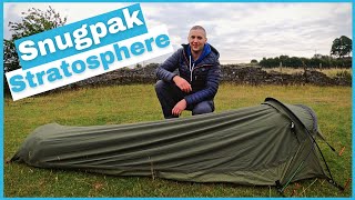 SNUGPAK STRATOSPHERE Hooped Bivvy Review  Stealth Camping Gear [upl. by Etterrag524]