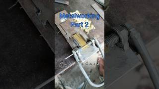 Part 2 Metalworking  the process of bending wire in large quantities diy metalworking fyp [upl. by Madora]