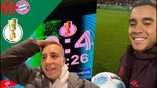 Jamals ERSTER Hattrick 😍⚽️  FSV Mainz  FC Bayern  2 Runde DFB Pokal  Stadion Vlog 67 [upl. by Anavoig]