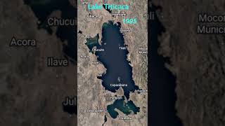 Lake Titicaca The Border Between Bolivia and Perutiticaca shorts timelapse [upl. by Tterrab]