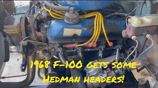 1968 F100 Hedman Headers finally showed up [upl. by Pelagia]