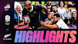 HIGHLIGHTS  ENGLAND V NEW ZEALAND  AUTUMN NATIONS SERIES 2024 [upl. by Itoc]