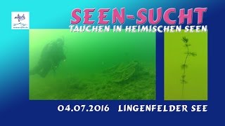 04072016 Tauchen im Lingenfelder See [upl. by Eillom]