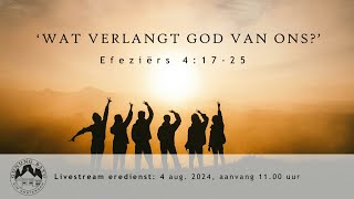 Livestream Eredienst 4 augustus 2024 1100 uur [upl. by Ylerebmik182]