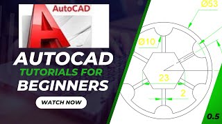 AutoCAD2020 Tutorial5 for Beginners step by step [upl. by Diarmuid804]