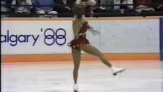 Jill Trenary USA  1988 Calgary Ladies Long Program [upl. by Namyl237]