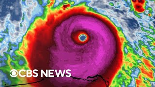 Hurricane Milton restrengthens into Category 5 storm ahead of landfall in Florida [upl. by Ynahteb]