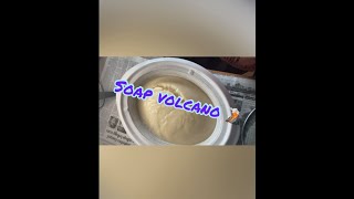 Soap Volcano  Making Tallow Soap shorts [upl. by Sevik]