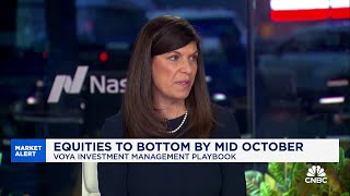 Equities will likely bottom by midOctober says Voya Investments Barbara Reinhard [upl. by Ttocserp303]