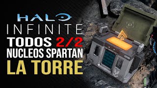 Halo Infinite  La Torre  Todos los núcleos Spartan [upl. by Akinat]