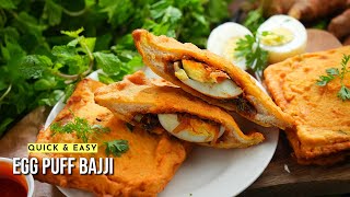 ఎగ్ పఫ్ లాంటి రుచితో ఎగ్ బ్రెడ్ బజ్జి  Egg Puff Bajji  Egg Bread Bajji Recipe  Evening Snacks [upl. by Charity474]