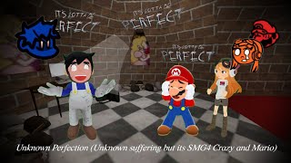 FNF Android Unknown Perfection Unknown suffering but its SMG4 Crazy and Mario [upl. by Lraed]