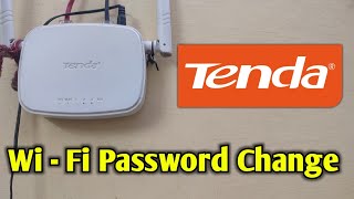 Tenda Wifi Password Change  Wifi Ka Password Kaise Change Kare Tenda [upl. by Anoel]